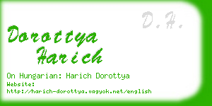 dorottya harich business card